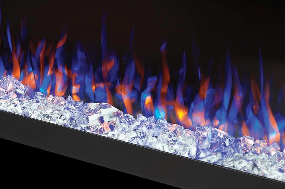 Napoleon Trivista Pictura 50 - inch 3 - Sided Wall Mount Electric Fireplace - Multi - Side View Electric Fireplace by Napoleon | Buy at Agent BBQ