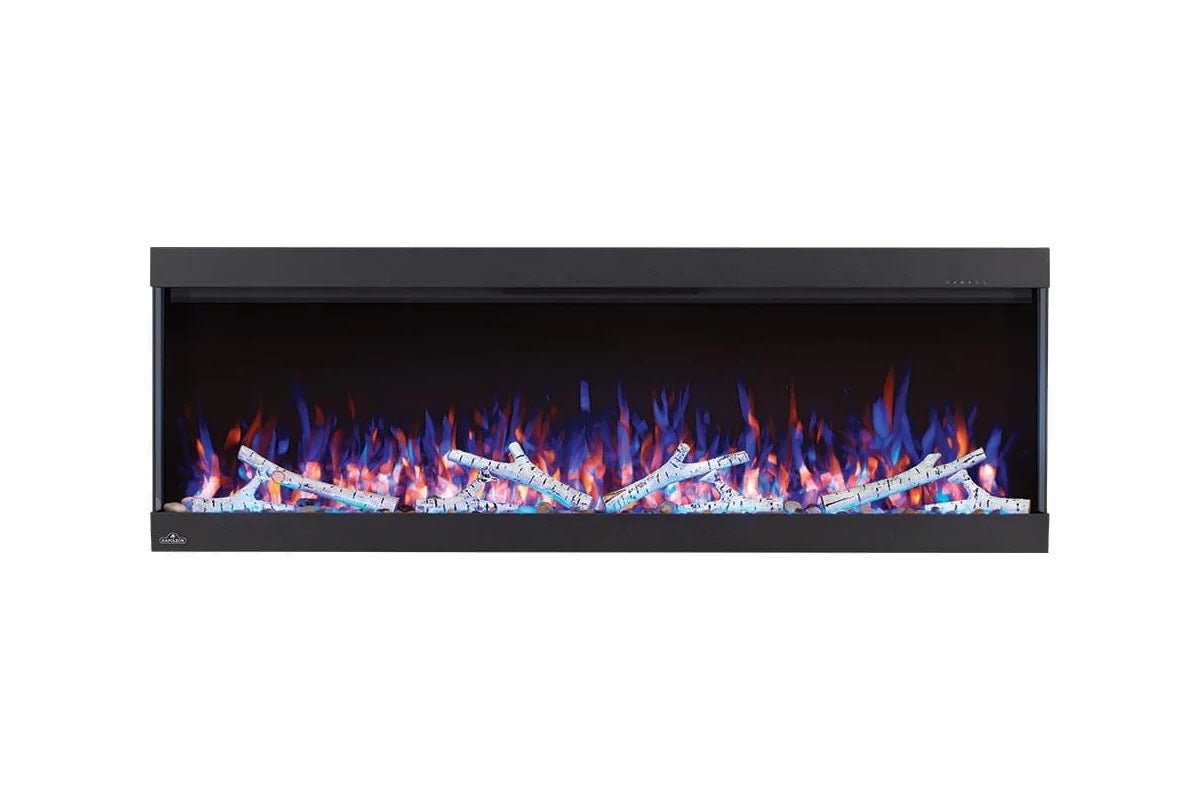 Napoleon Trivista Pictura 50 - inch 3 - Sided Wall Mount Electric Fireplace - Multi - Side View Electric Fireplace by Napoleon | Buy at Agent BBQ