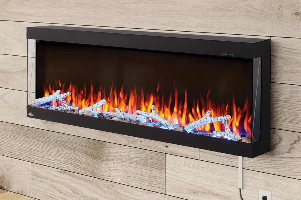 Napoleon Trivista Pictura 50 - inch 3 - Sided Wall Mount Electric Fireplace - Multi - Side View Electric Fireplace by Napoleon | Buy at Agent BBQ