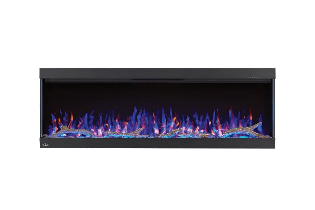 Napoleon Trivista Pictura 50 - inch 3 - Sided Wall Mount Electric Fireplace - Multi - Side View Electric Fireplace by Napoleon | Buy at Agent BBQ