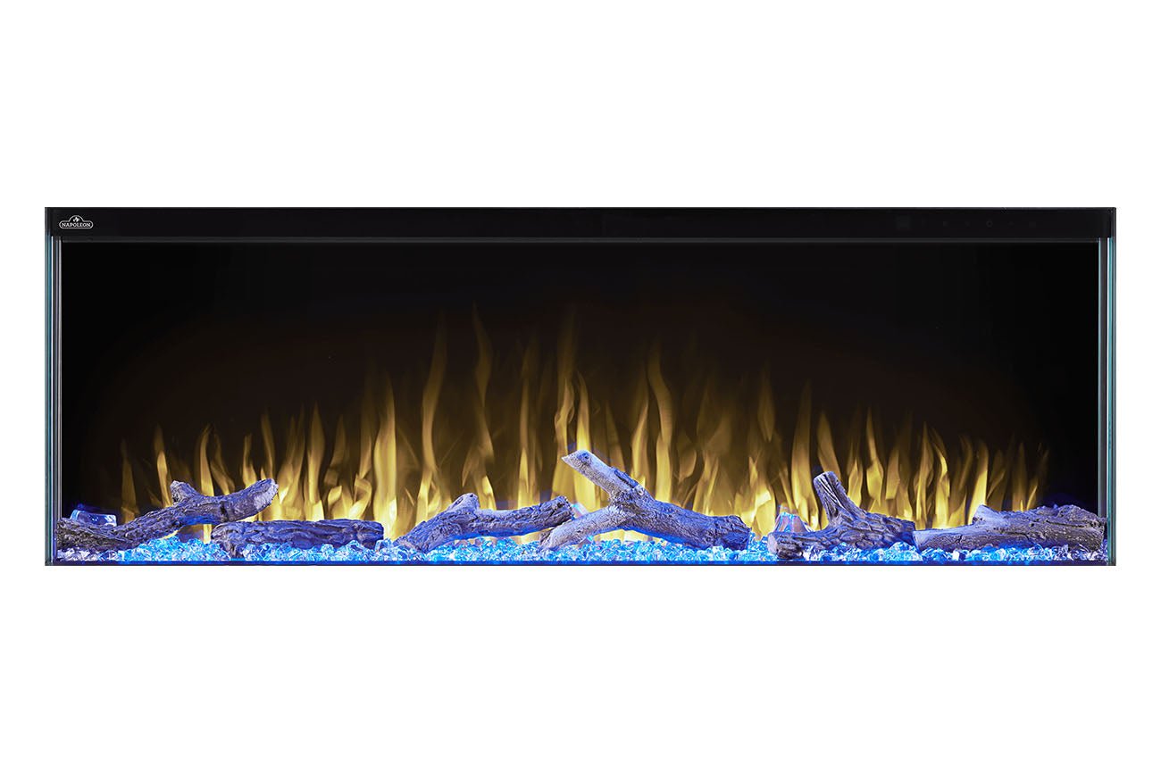 Napoleon Trivista Primis 50 - inch 3 - Sided / 2 - Sided Built In Electric Fireplace - Multi - Side View Electric Fireplace by Napoleon | Buy at Agent BBQ