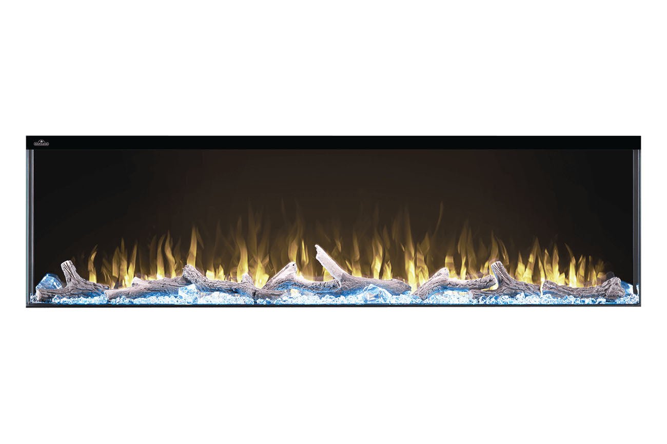 Napoleon Trivista Primis 50 - inch 3 - Sided / 2 - Sided Built In Electric Fireplace - Multi - Side View Electric Fireplace by Napoleon | Buy at Agent BBQ
