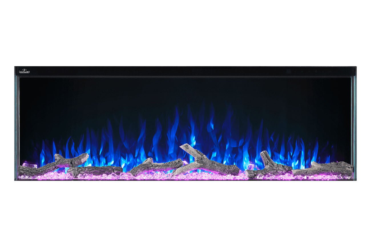 Napoleon Trivista Primis 50 - inch 3 - Sided / 2 - Sided Built In Electric Fireplace - Multi - Side View Electric Fireplace by Napoleon | Buy at Agent BBQ