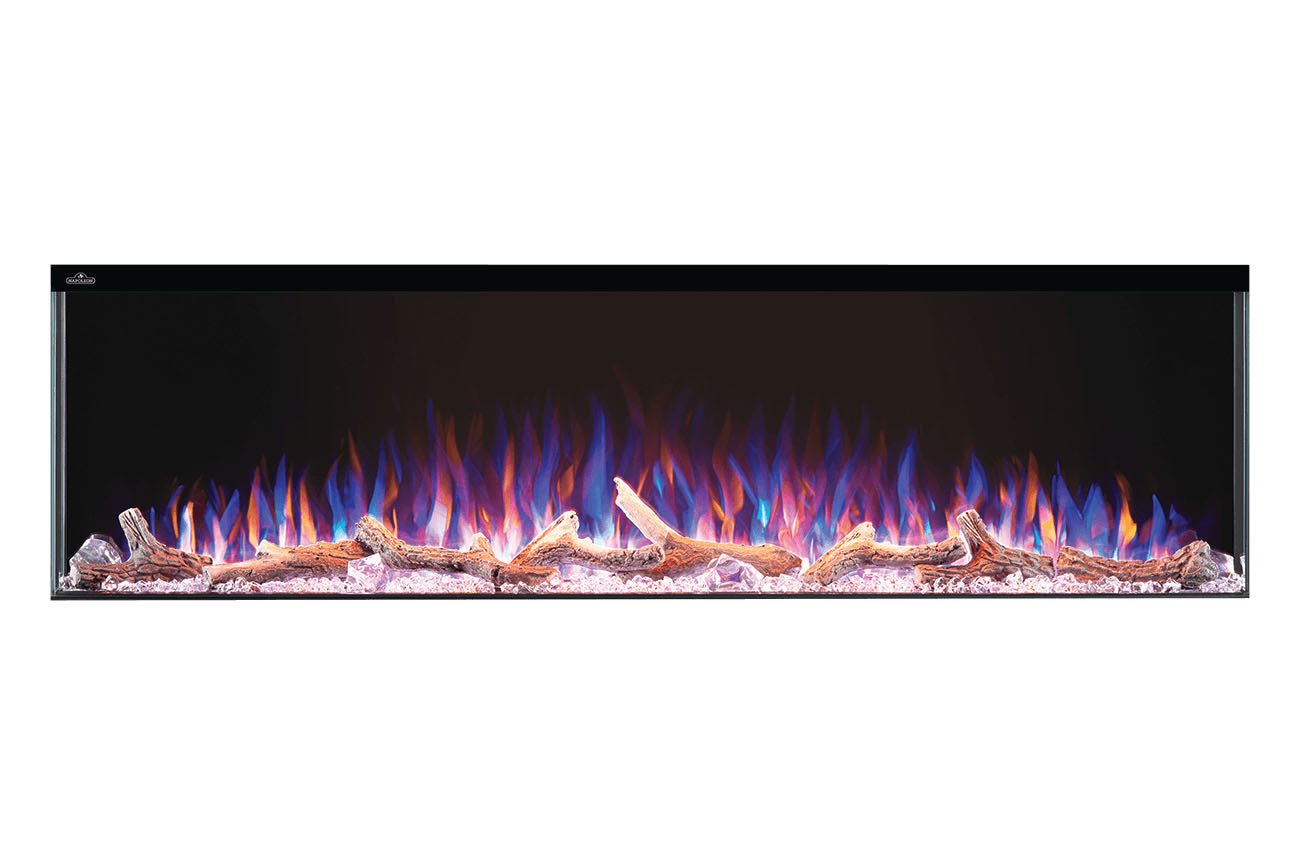 Napoleon Trivista Primis 60 - inch 3 - Sided / 2 - Sided Built In Electric Fireplace - Multi - Side View Electric Fireplace by Napoleon | Buy at Agent BBQ