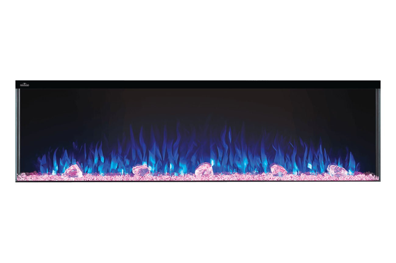 Napoleon Trivista Primis 60 - inch 3 - Sided / 2 - Sided Built In Electric Fireplace - Multi - Side View Electric Fireplace by Napoleon | Buy at Agent BBQ