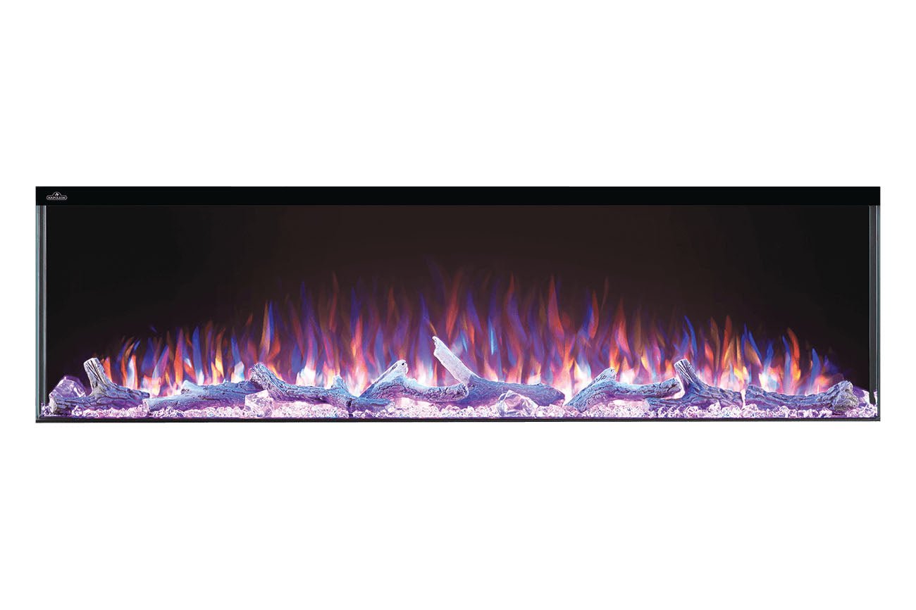 Napoleon Trivista Primis 60 - inch 3 - Sided / 2 - Sided Built In Electric Fireplace - Multi - Side View Electric Fireplace by Napoleon | Buy at Agent BBQ