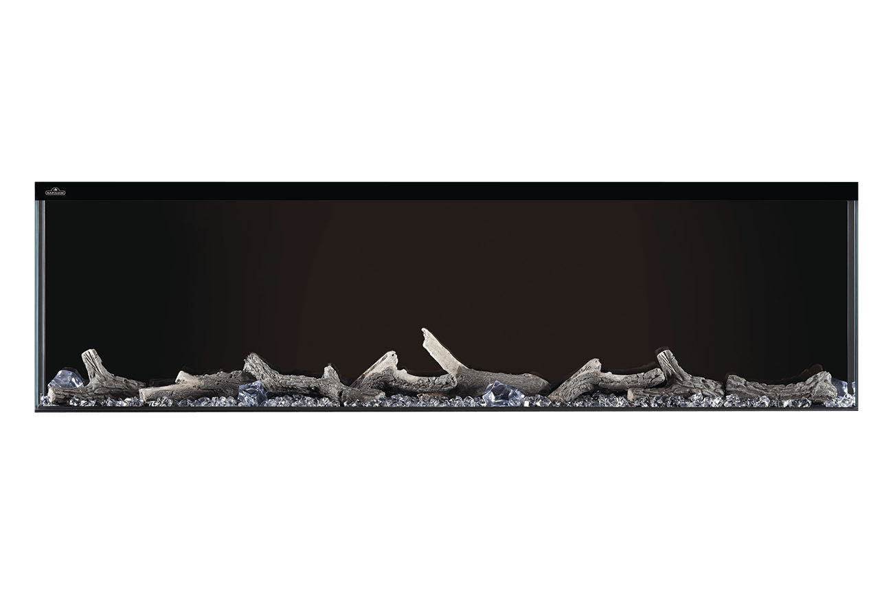 Napoleon Trivista Primis 60 - inch 3 - Sided / 2 - Sided Built In Electric Fireplace - Multi - Side View Electric Fireplace by Napoleon | Buy at Agent BBQ