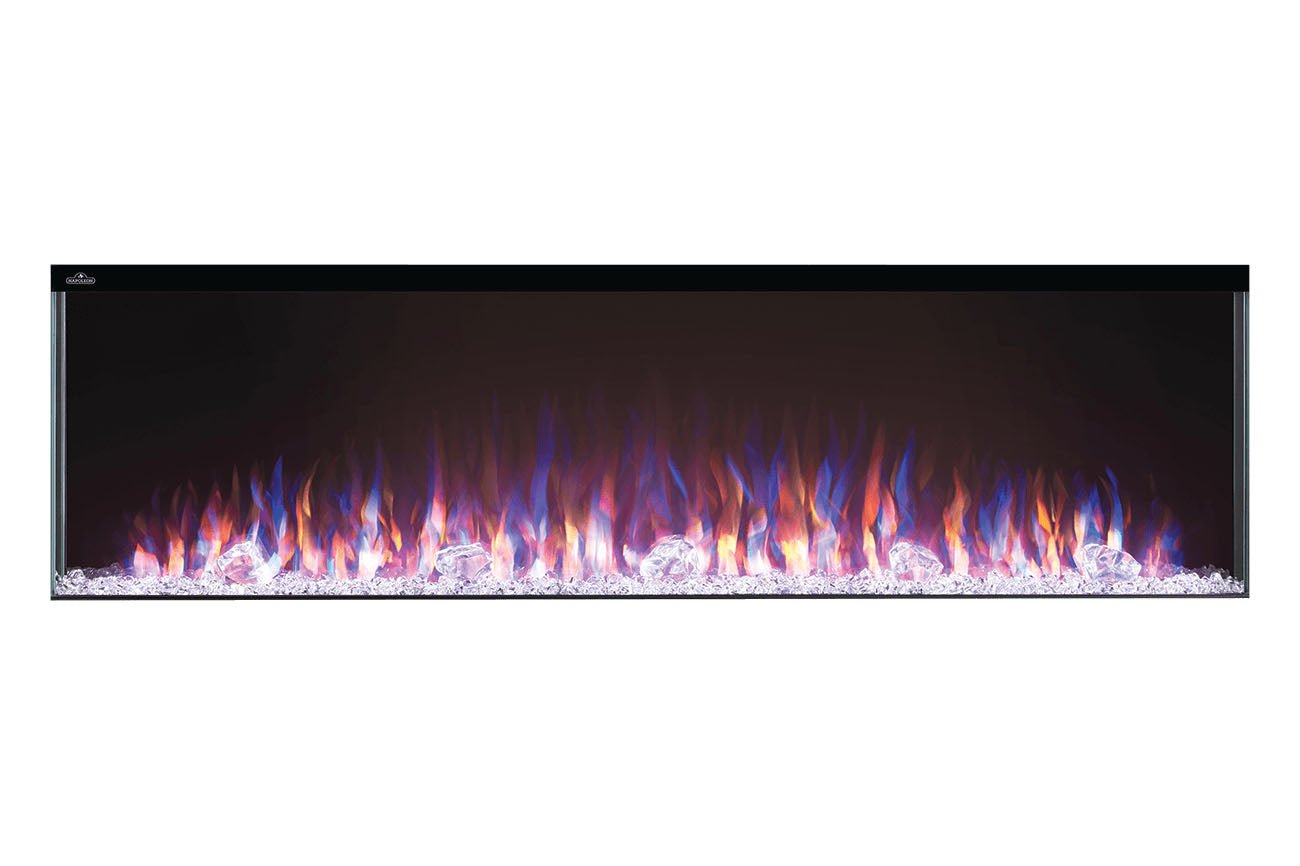 Napoleon Trivista Primis 60 - inch 3 - Sided / 2 - Sided Built In Electric Fireplace - Multi - Side View Electric Fireplace by Napoleon | Buy at Agent BBQ