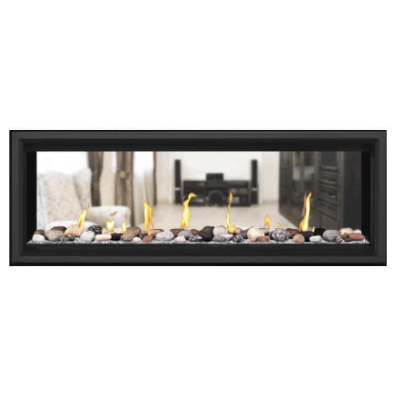 Napoleon Vector 50" See - Through Linear Direct Vent Gas Fireplace | LV50N2 - 2 - by Napoleon | Buy at Agent BBQ