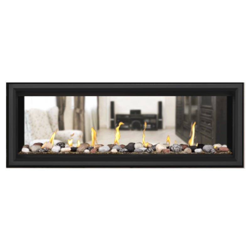 Napoleon Vector 50" See - Through Linear Direct Vent Gas Fireplace | LV50N2 - 2 - by Napoleon | Buy at Agent BBQ