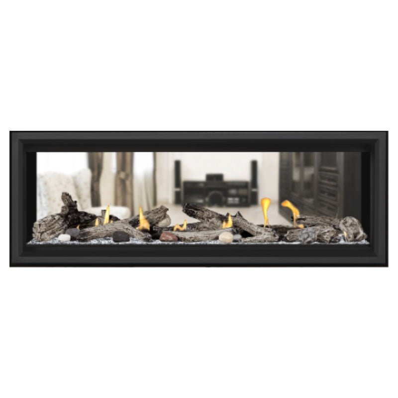Napoleon Vector 50" See - Through Linear Direct Vent Gas Fireplace | LV50N2 - 2 - by Napoleon | Buy at Agent BBQ