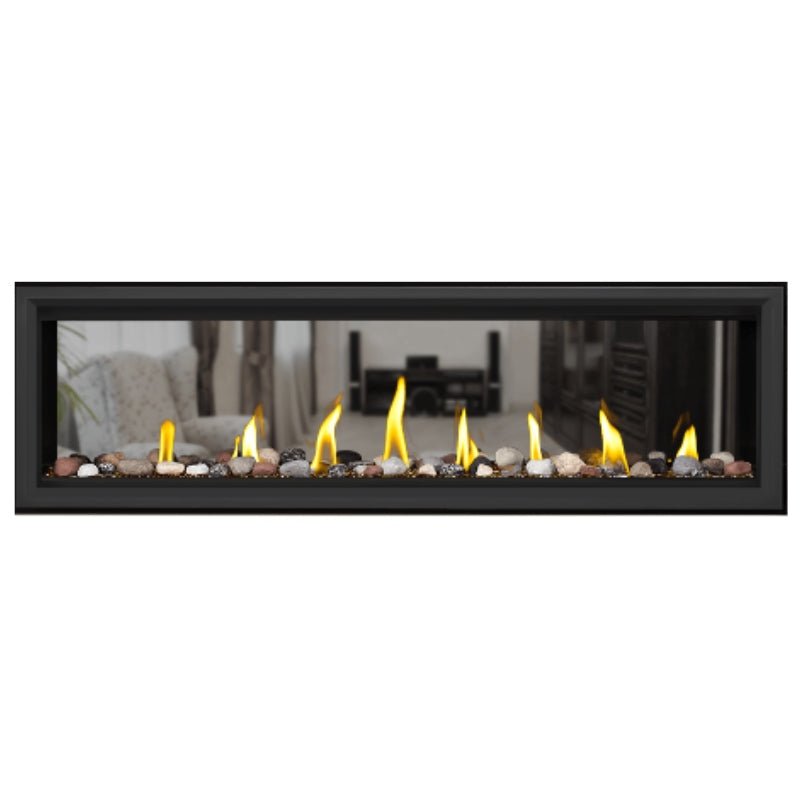 Napoleon Vector 62" See Thru Linear Direct Vent Gas Fireplace | LV62N2 - by Napoleon | Buy at Agent BBQ