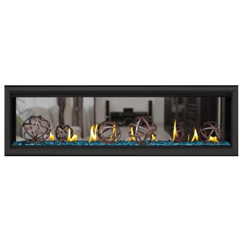 Napoleon Vector 62" See Thru Linear Direct Vent Gas Fireplace | LV62N2 - by Napoleon | Buy at Agent BBQ