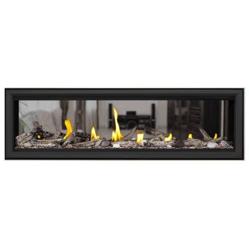 Napoleon Vector 62" See Thru Linear Direct Vent Gas Fireplace | LV62N2 - by Napoleon | Buy at Agent BBQ