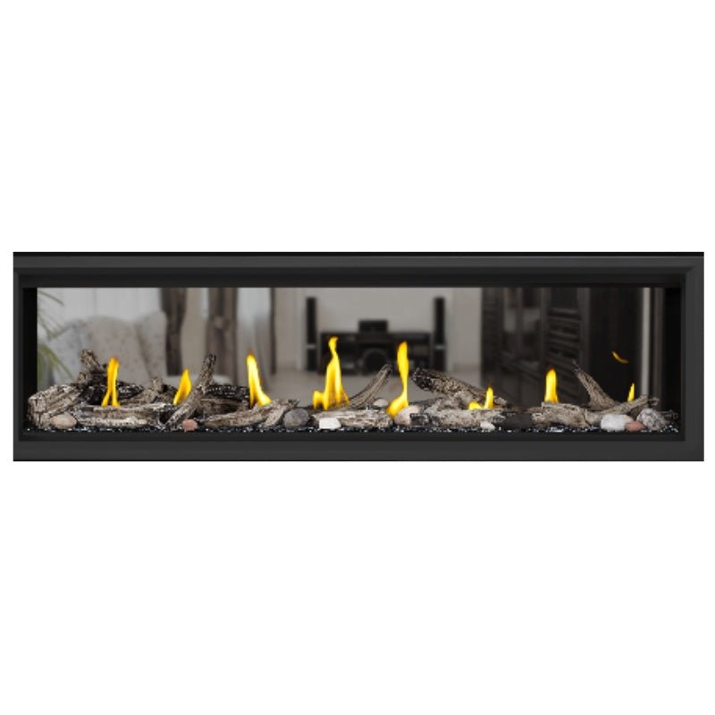 Napoleon Vector 62" See Thru Linear Direct Vent Gas Fireplace | LV62N2 - by Napoleon | Buy at Agent BBQ