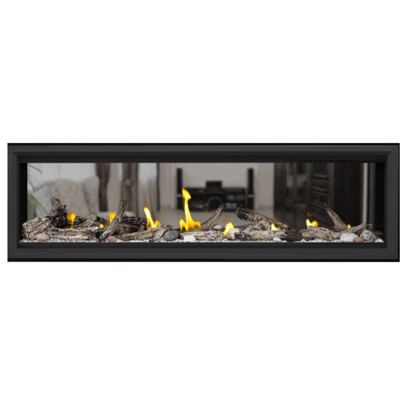 Napoleon Vector 62" See Thru Linear Direct Vent Gas Fireplace | LV62N2 - by Napoleon | Buy at Agent BBQ