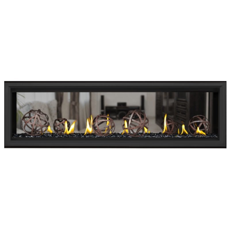Napoleon Vector 62" See Thru Linear Direct Vent Gas Fireplace | LV62N2 - by Napoleon | Buy at Agent BBQ