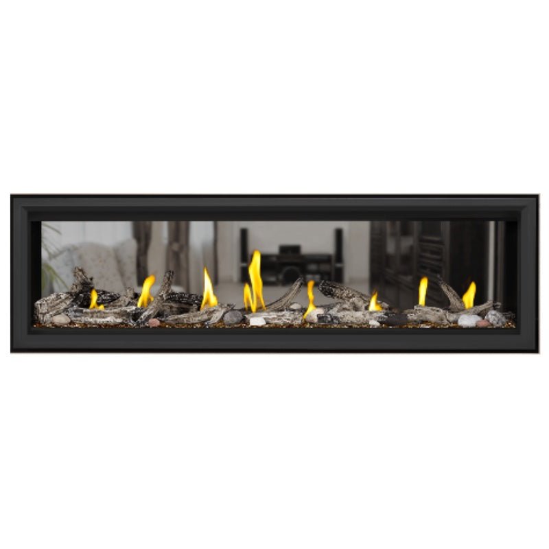 Napoleon Vector 62" See Thru Linear Direct Vent Gas Fireplace | LV62N2 - by Napoleon | Buy at Agent BBQ