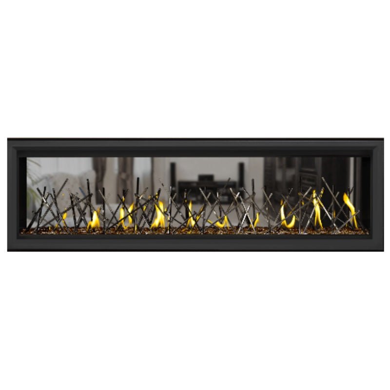 Napoleon Vector 62" See Thru Linear Direct Vent Gas Fireplace | LV62N2 - by Napoleon | Buy at Agent BBQ