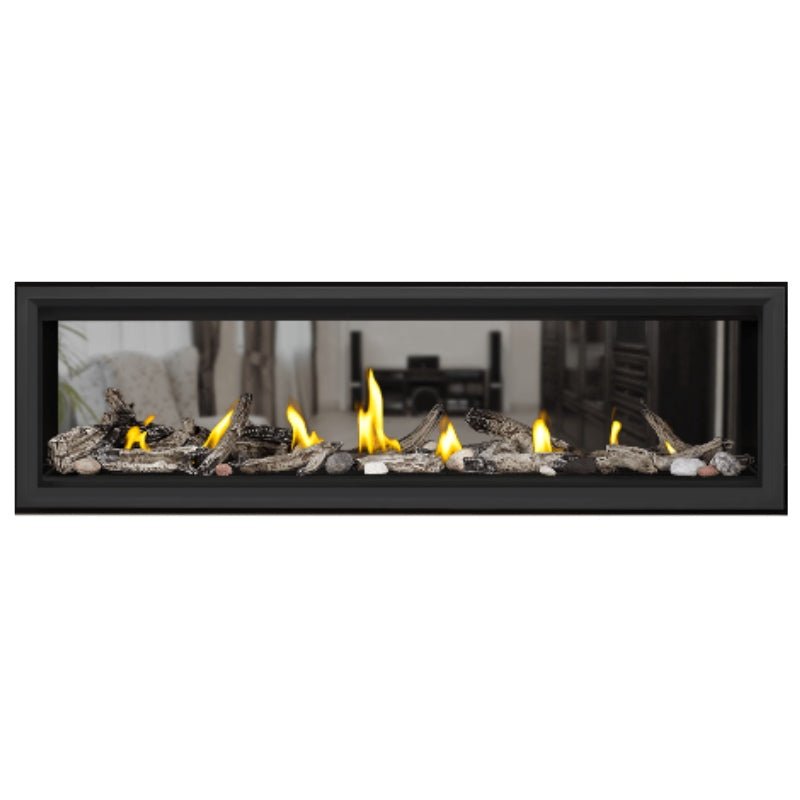 Napoleon Vector 62" See Thru Linear Direct Vent Gas Fireplace | LV62N2 - by Napoleon | Buy at Agent BBQ