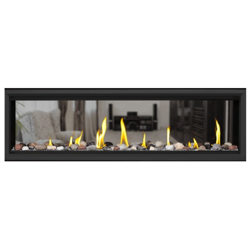 Napoleon Vector 62" See Thru Linear Direct Vent Gas Fireplace | LV62N2 - by Napoleon | Buy at Agent BBQ
