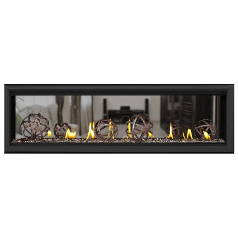 Napoleon Vector 62" See Thru Linear Direct Vent Gas Fireplace | LV62N2 - by Napoleon | Buy at Agent BBQ