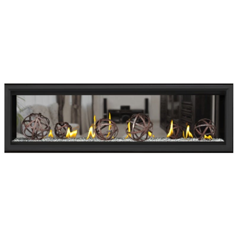Napoleon Vector 62" See Thru Linear Direct Vent Gas Fireplace | LV62N2 - by Napoleon | Buy at Agent BBQ