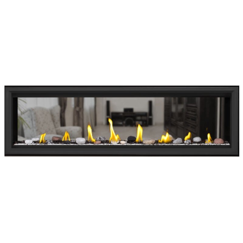 Napoleon Vector 62" See Thru Linear Direct Vent Gas Fireplace | LV62N2 - by Napoleon | Buy at Agent BBQ