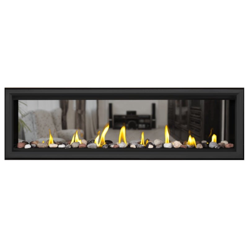 Napoleon Vector 62" See Thru Linear Direct Vent Gas Fireplace | LV62N2 - by Napoleon | Buy at Agent BBQ