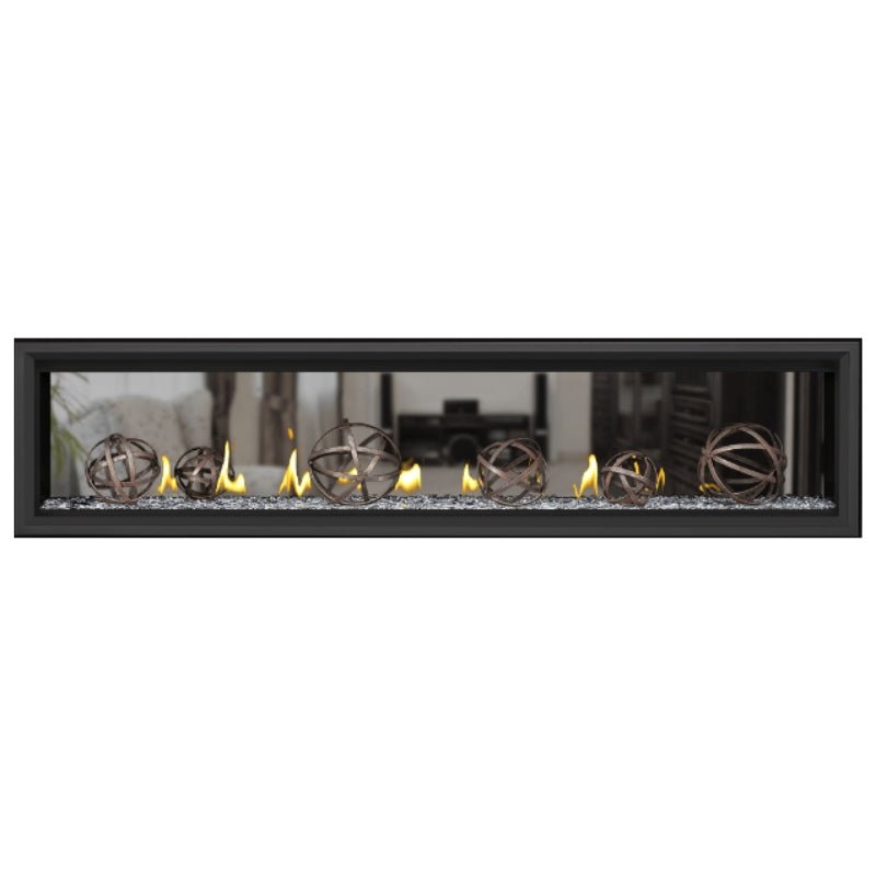 Napoleon Vector 74" See Thru Linear Direct Vent Gas Fireplace | LV74N2 - by Napoleon | Buy at Agent BBQ