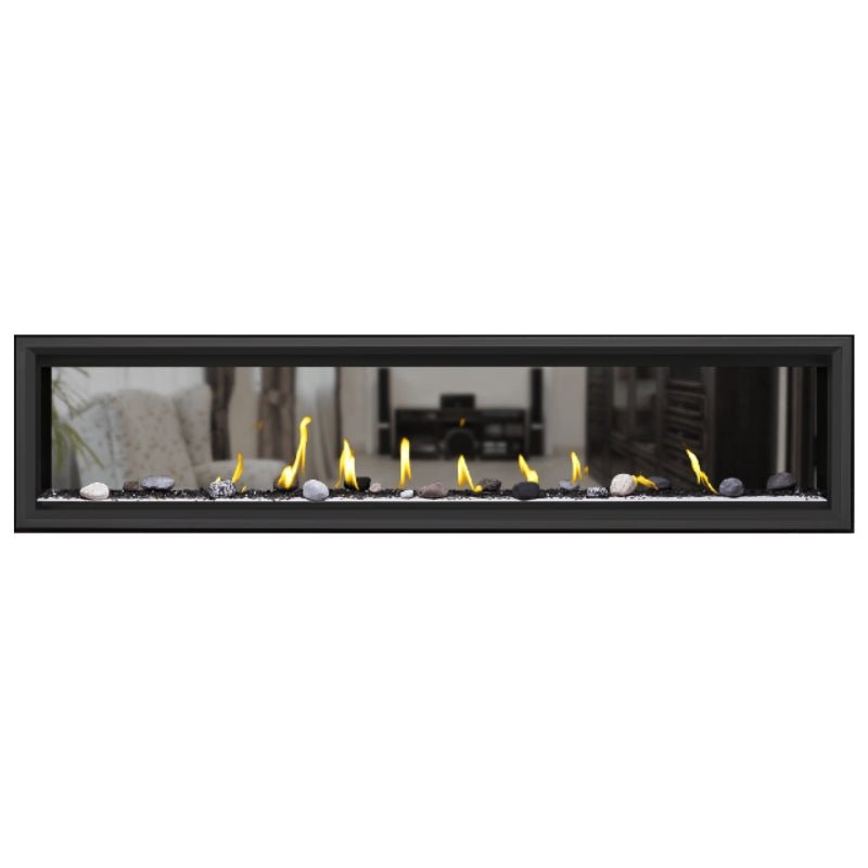 Napoleon Vector 74" See Thru Linear Direct Vent Gas Fireplace | LV74N2 - by Napoleon | Buy at Agent BBQ