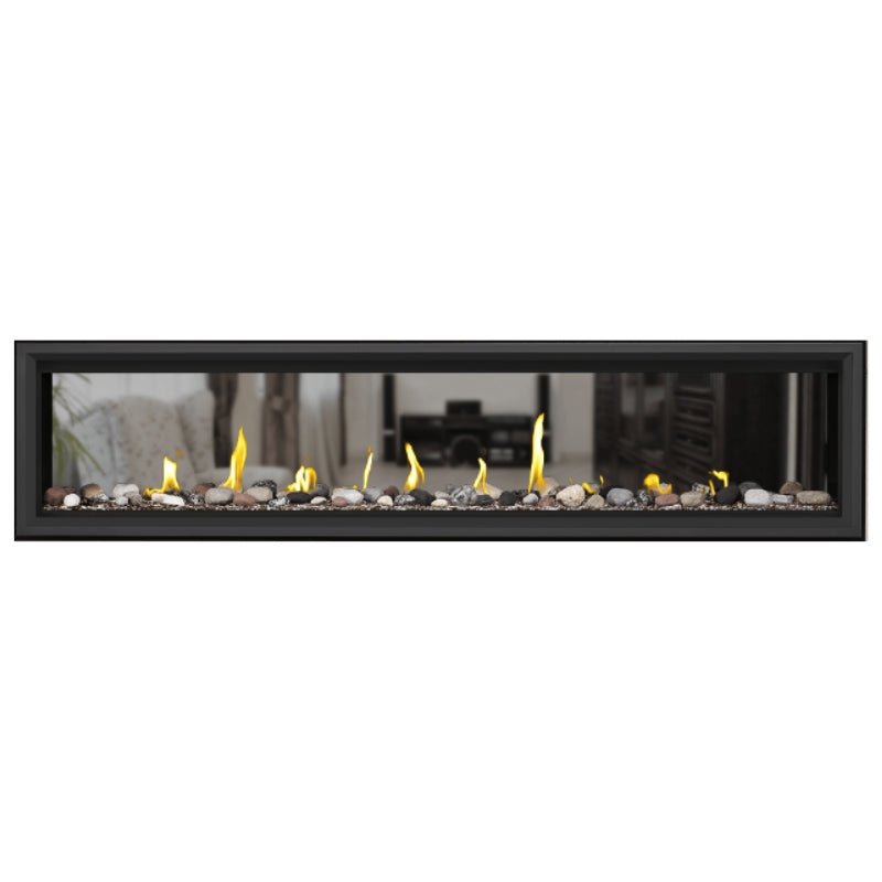 Napoleon Vector 74" See Thru Linear Direct Vent Gas Fireplace | LV74N2 - by Napoleon | Buy at Agent BBQ