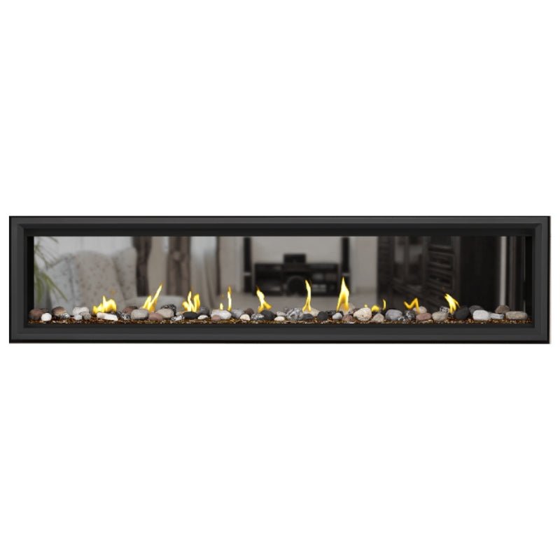 Napoleon Vector 74" See Thru Linear Direct Vent Gas Fireplace | LV74N2 - by Napoleon | Buy at Agent BBQ