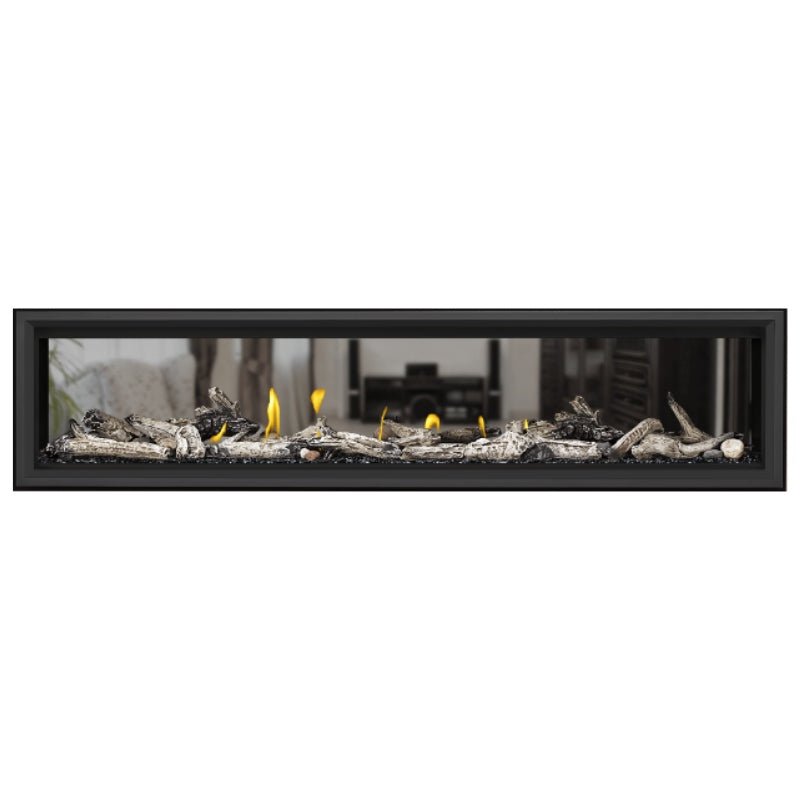 Napoleon Vector 74" See Thru Linear Direct Vent Gas Fireplace | LV74N2 - by Napoleon | Buy at Agent BBQ