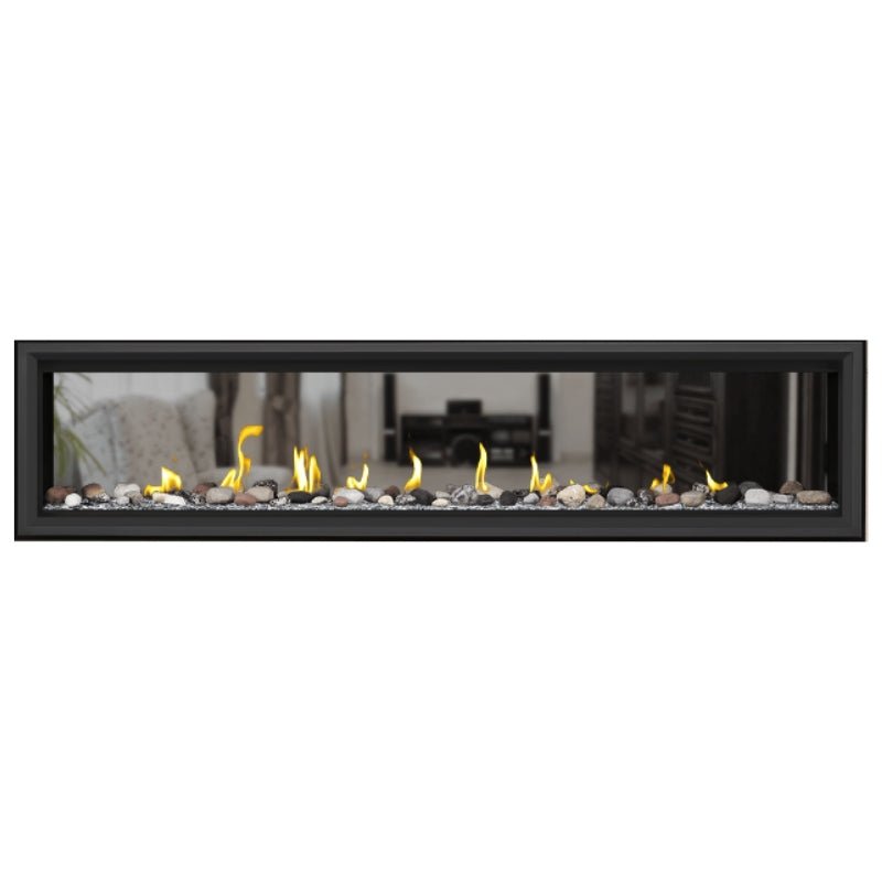 Napoleon Vector 74" See Thru Linear Direct Vent Gas Fireplace | LV74N2 - by Napoleon | Buy at Agent BBQ