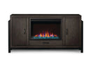 Napoleon Franklin Media Console in Oak | Cineview 30'' Electric Firebox