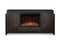 Napoleon Franklin Media Console in Oak | Cineview 30'' Electric Firebox