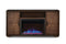 Napoleon Hayworth Media Console in Mahogany | Cineview 30'' Electric Firebox