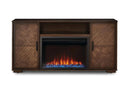 Napoleon Hayworth Media Console in Mahogany | Cineview 30'' Electric Firebox