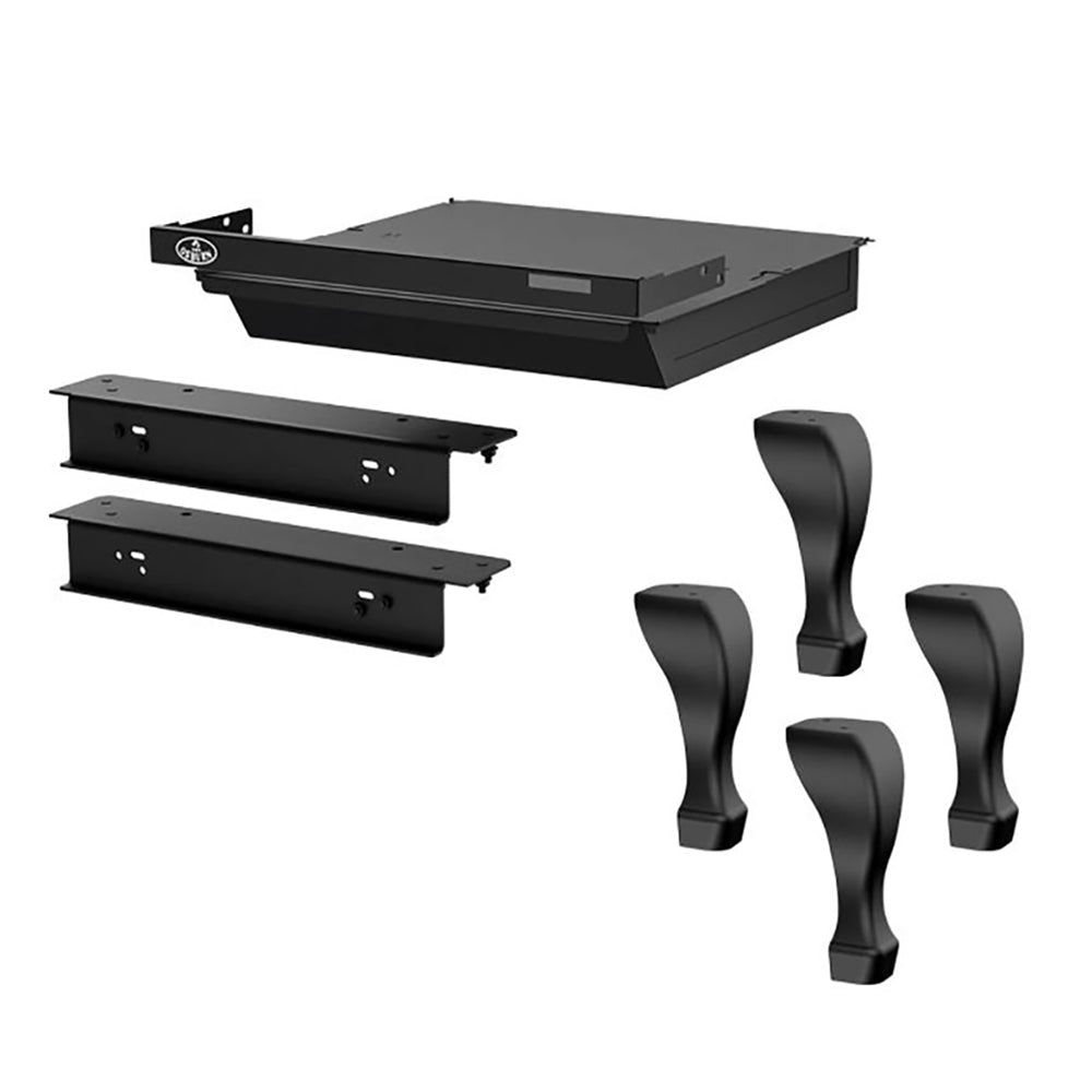Osburn Black Cast Iron Traditional Leg Kit with Ash Drawer for Osburn 1700 Wood Stove - Hearth : Accessory by Osburn | Buy at Agent BBQ