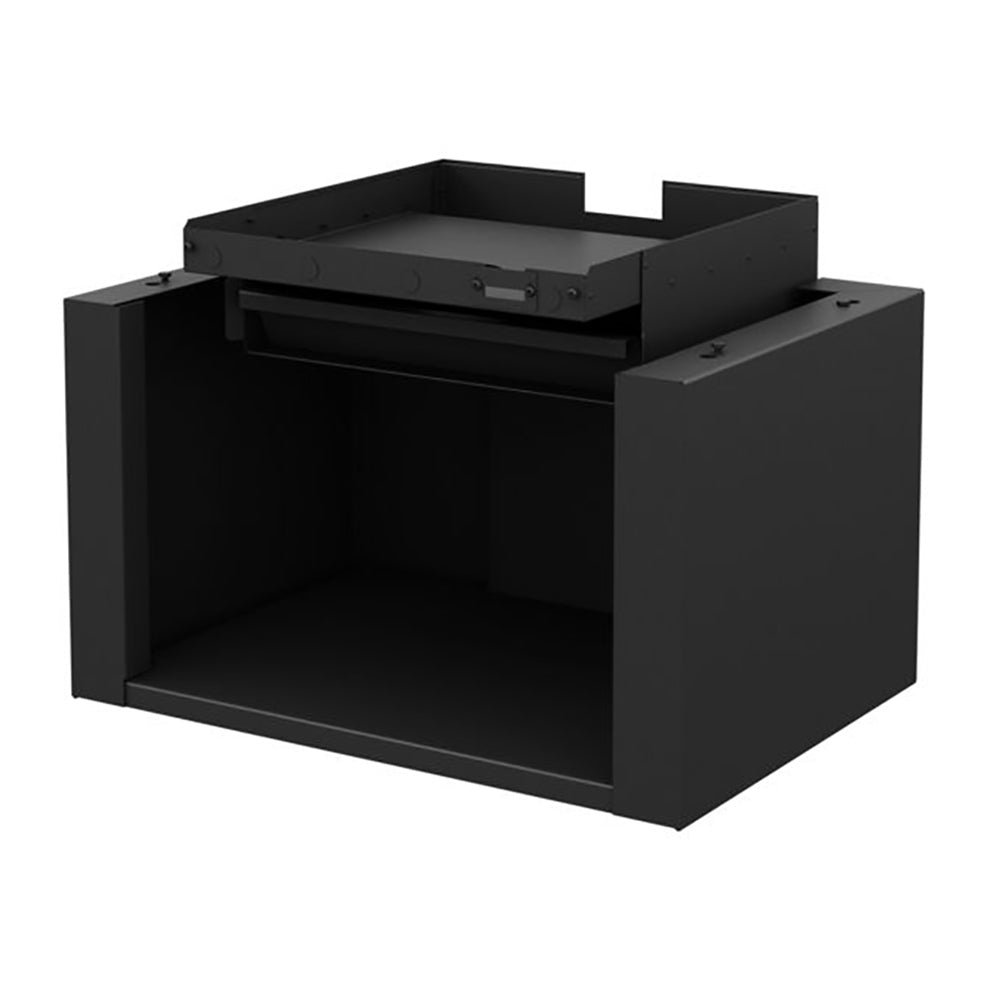 Osburn Black Steel Base Kit with Log Storage for Osburn Inspire 2000 Wood Stove - Hearth : Accessory by Osburn | Buy at Agent BBQ