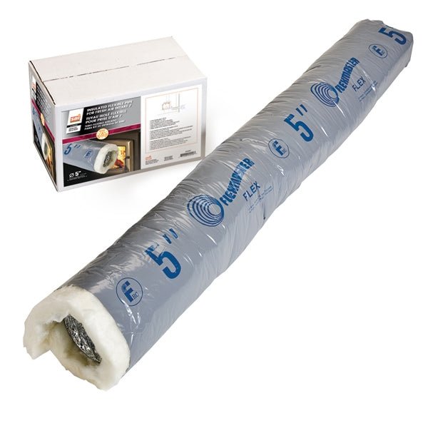 Osburn Flexible Insulated Fresh Air Intake Pipe for Osburn Wood Fireplaces, 4 - Inch Diameter, 10 - Foot Length - Hearth : Component by Osburn | Buy at Agent BBQ