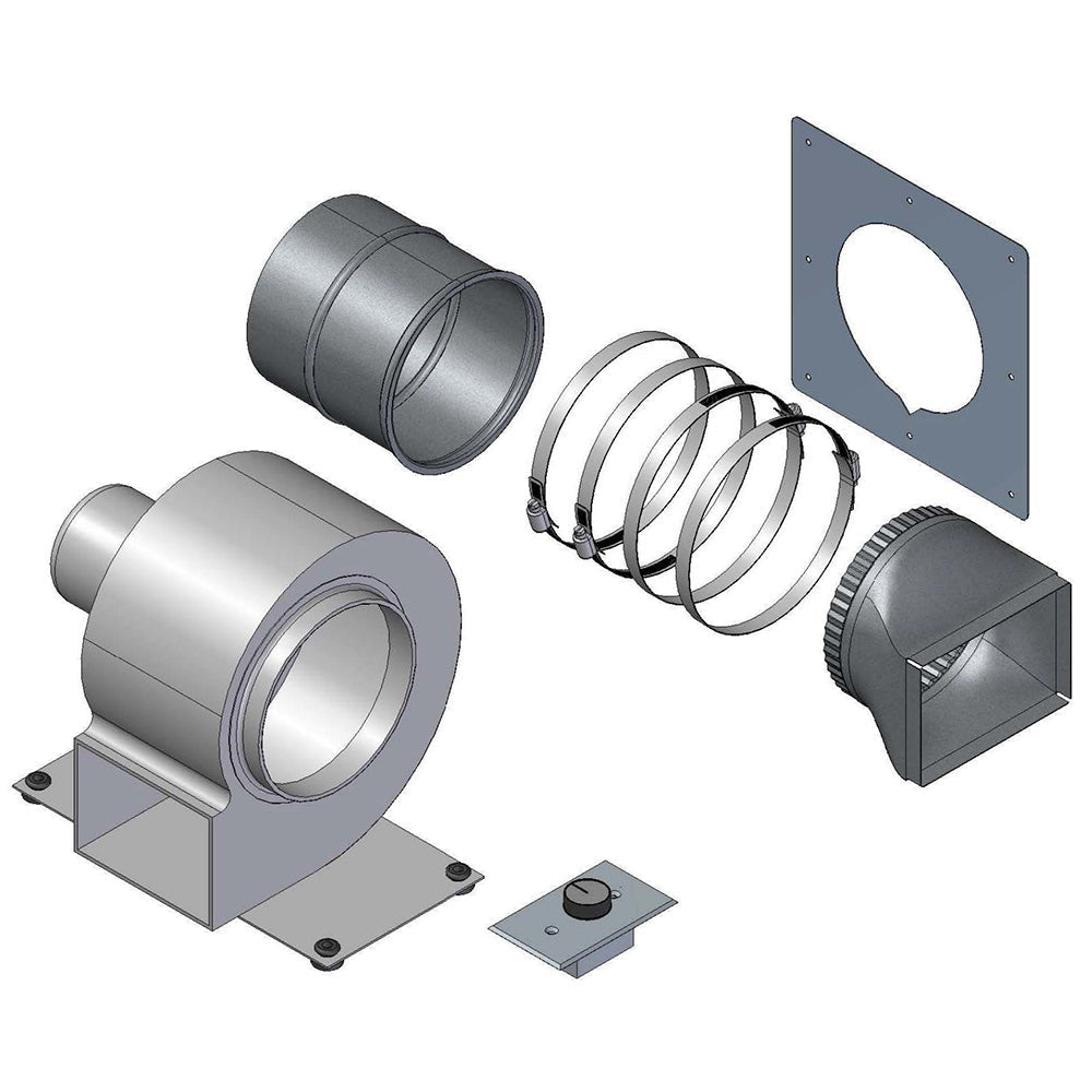 Osburn Forced Air Distribution Kit for Osburn Horizon & Everest II Wood Fireplaces - Hearth : Component by Osburn | Buy at Agent BBQ