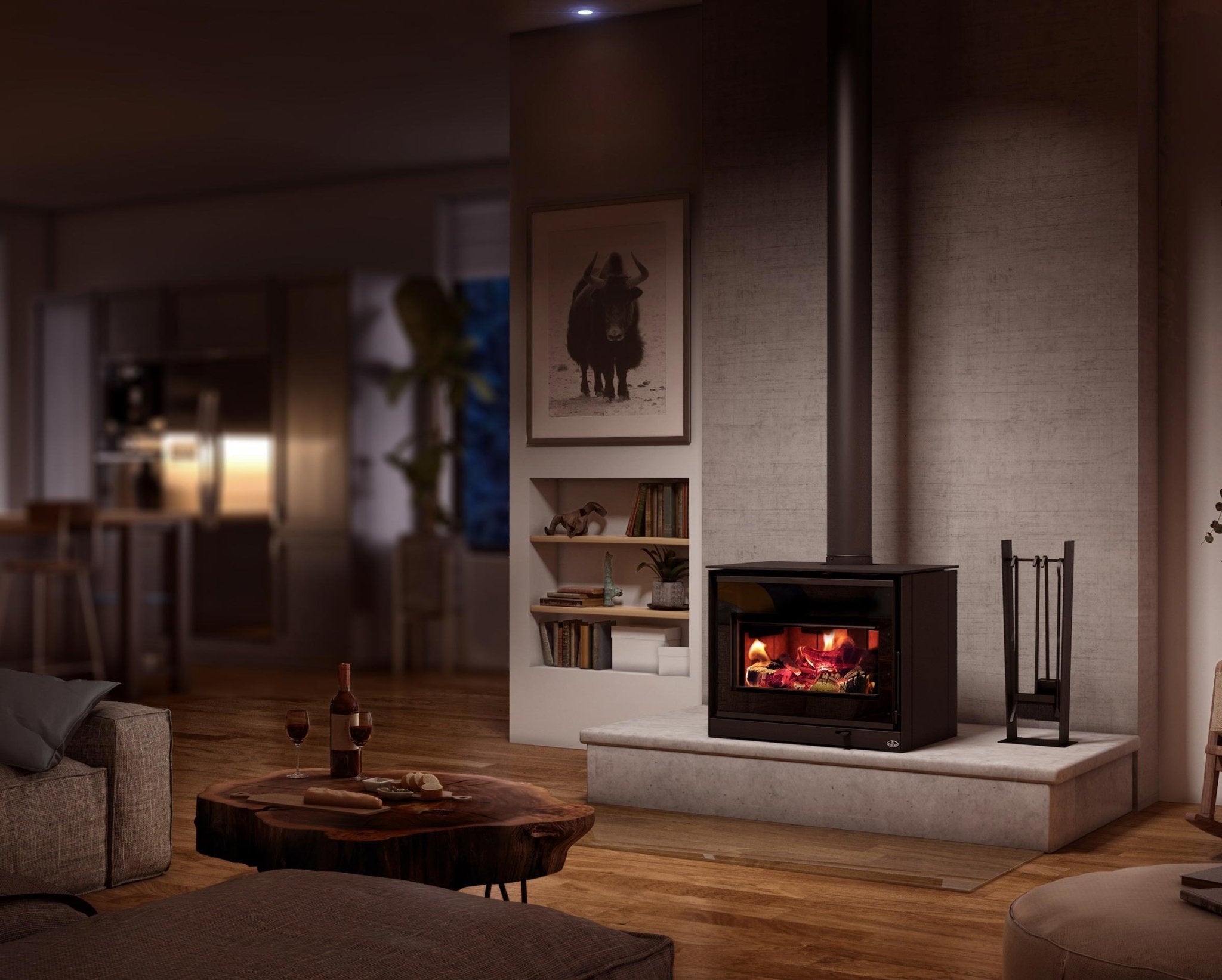 Osburn Inspire 2000 Wood Stove with Blower - Hearth : Wood Fireplace by Osburn | Buy at Agent BBQ
