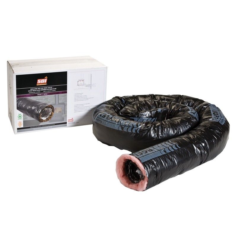 Osburn Insulated Flex Pipe for Fresh Air Intake Kit for Osburn 2500 & 3000 Pellet Stoves, 3 - Inch Diameter, 10 - Foot Length - Hearth : Component by Osburn | Buy at Agent BBQ