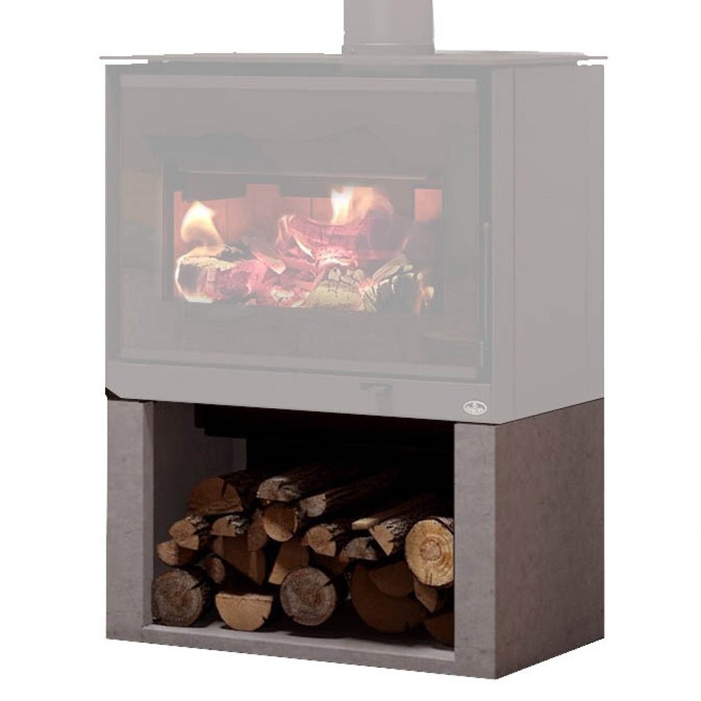 Osburn Soap Stone Base Kit with Log Storage for Osburn Inspire 2000 Wood Stove - Hearth : Accessory by Osburn | Buy at Agent BBQ