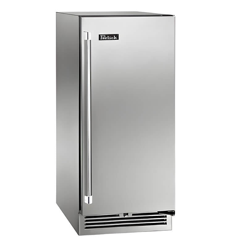 Perlick 15 - Inch Signature Series Stainless Steel Outdoor Refrigerator - HP15RO - 4 - 1 - by Perlick | Buy at Agent BBQ