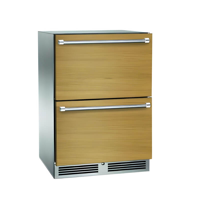 Perlick 24 - Inch 5.0 Cu. Ft. Signature Series Stainless Steel Panel Ready Drawer Outdoor Freezer - HP24FO - 4 - 6 - by Perlick | Buy at Agent BBQ