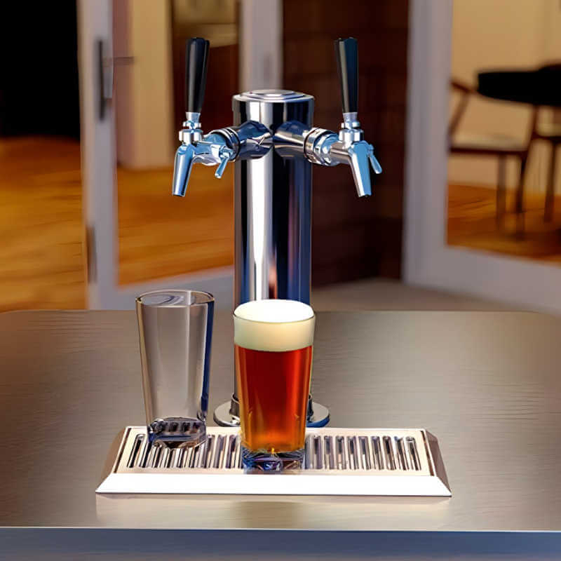 Perlick 24 - Inch C - Series Panel Ready Double Tap Outdoor Beverage Dispenser - HC24TO - 4 - 2 - by Perlick | Buy at Agent BBQ