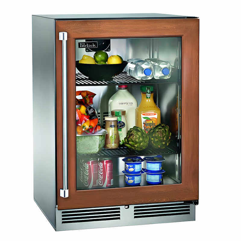 Perlick 24 - Inch Signature Series Panel Ready Glass Door Outdoor Refrigerator with Lock - HP24RO - 4 - 4 - by Perlick | Buy at Agent BBQ